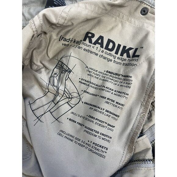 KUHL Radikl Hiking Pants Straight Leg 38x30 Mens Brown Stretch Outdoors Trail - Picture 6 of 11